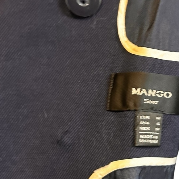 MNG Suit Women's Military Style Double Breasted Trench Coat- Size Small - Picture 7 of 12